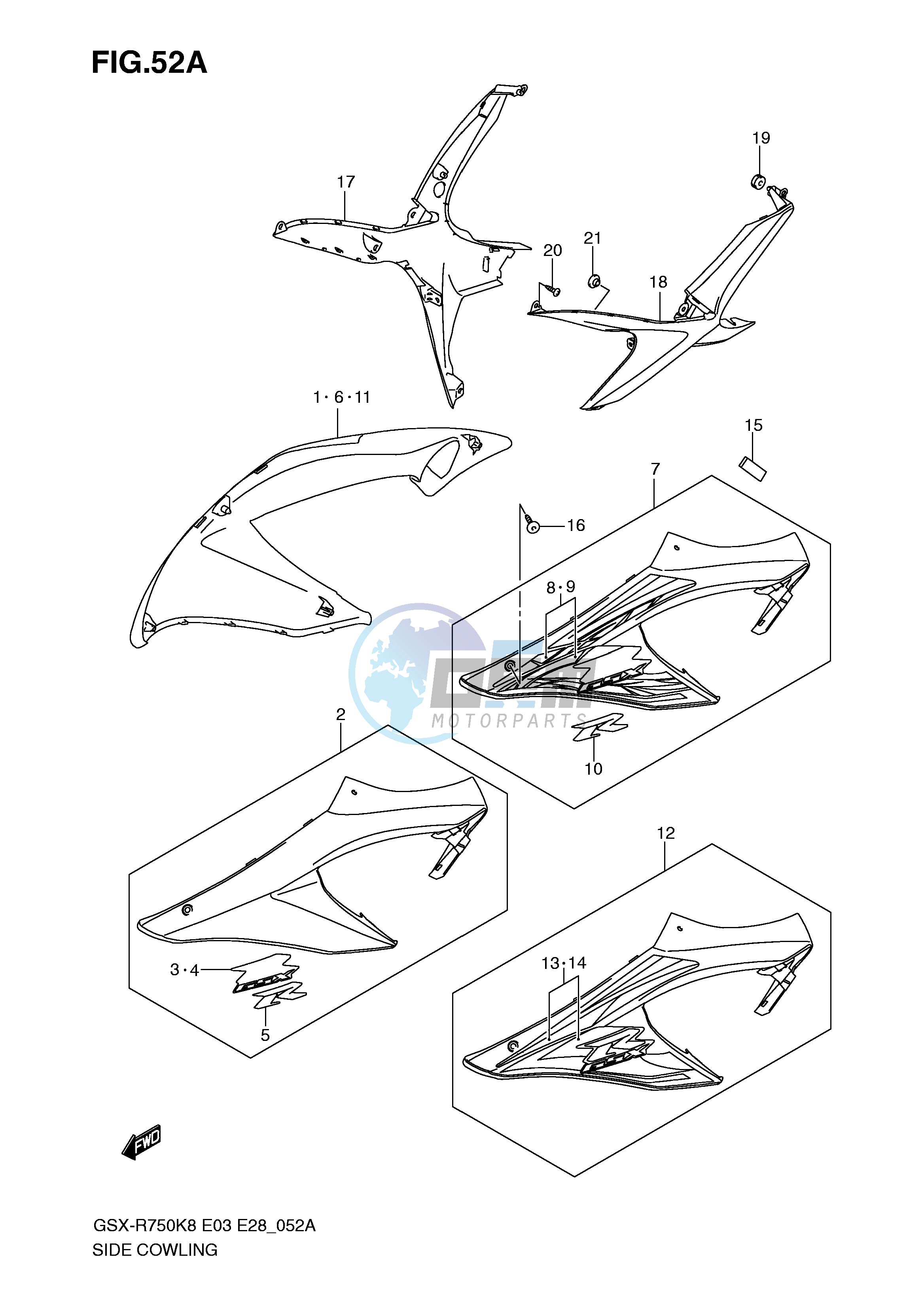 SIDE COWLING (MODEL K9)