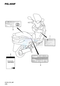 UH125 ABS BURGMAN EU drawing LABEL