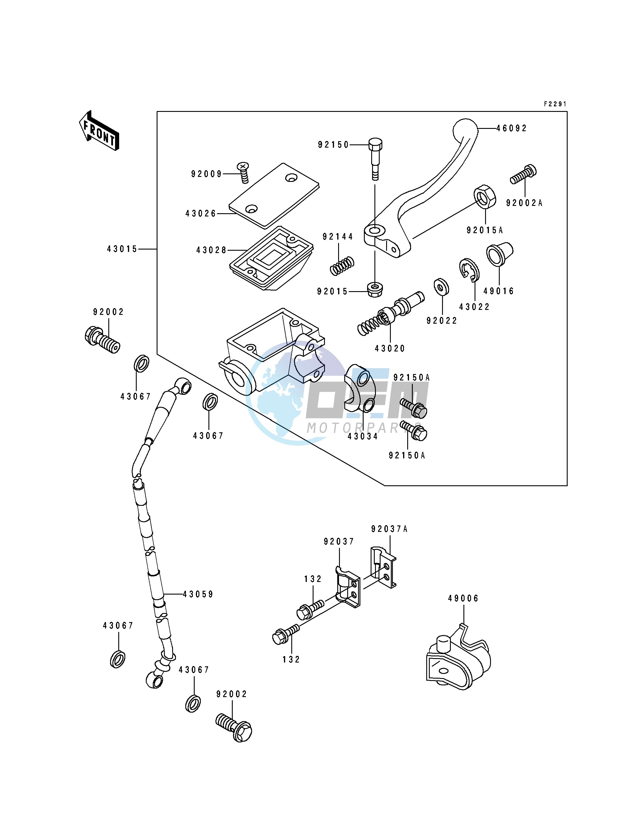 FRONT MASTER CYLINDER