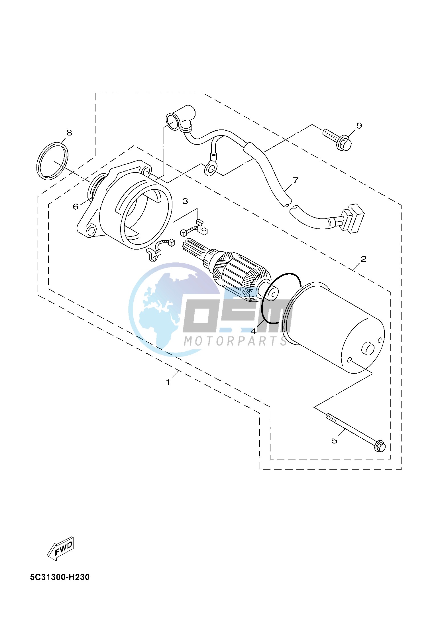 STARTING MOTOR