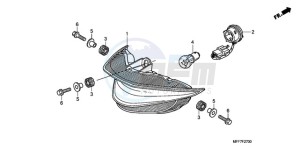 XL700V9 UK - (E / MKH) drawing TAILLIGHT