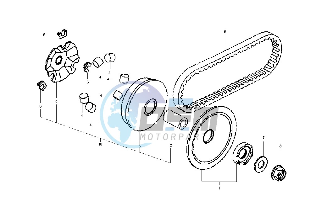 DRIVING PULLEY