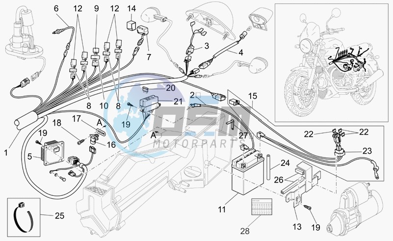 Rear electrical system