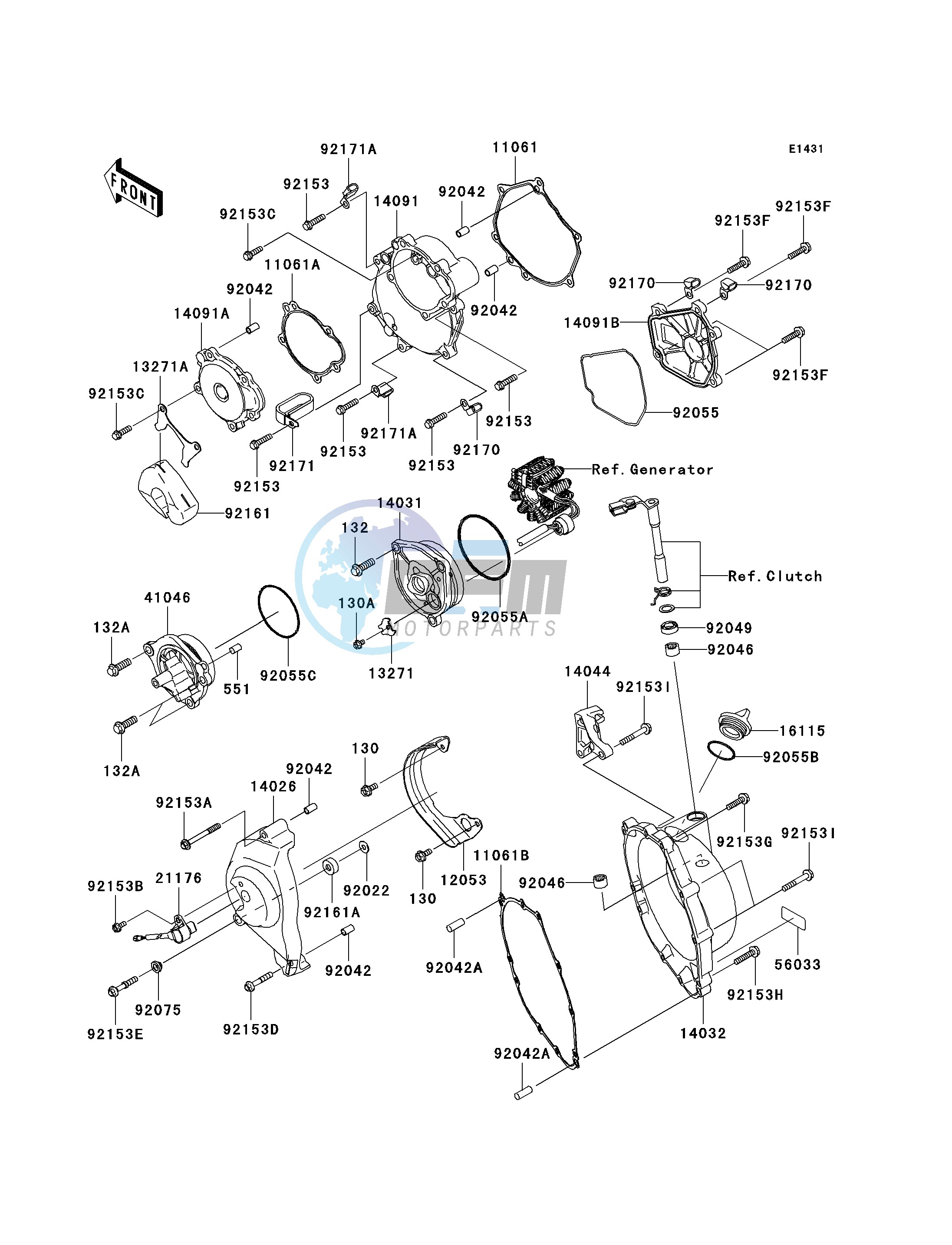 ENGINE COVER-- S- -