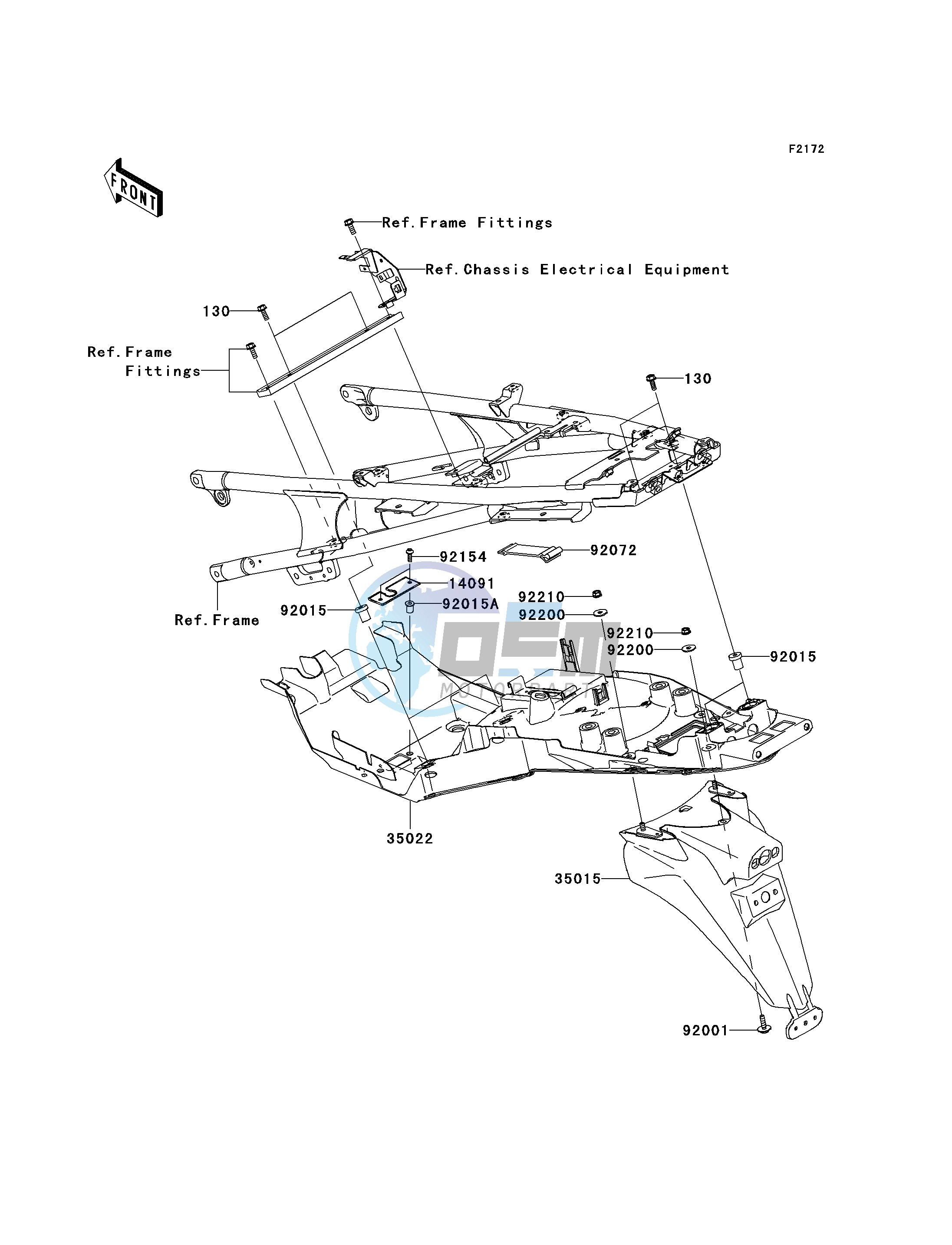 REAR FENDER-- S- -