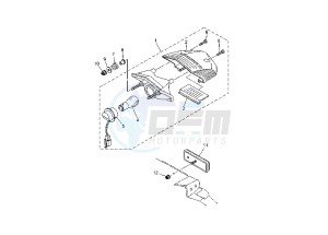 XT X 660 drawing TAILLIGHT