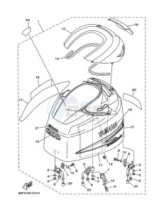 Z150TXRC drawing TOP-COWLING