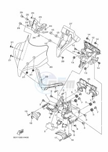 MT-10 MTN1000 (B5Y1) drawing COWLING 1