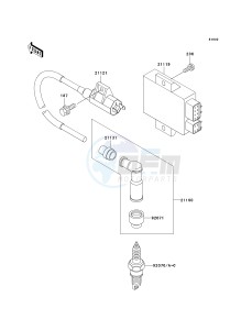 BN 125 A [ELIMINATOR 125] (A6F-A9F) A6F drawing IGNITION SYSTEM