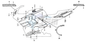 CBR600F drawing STRIPE (CBR600FR)