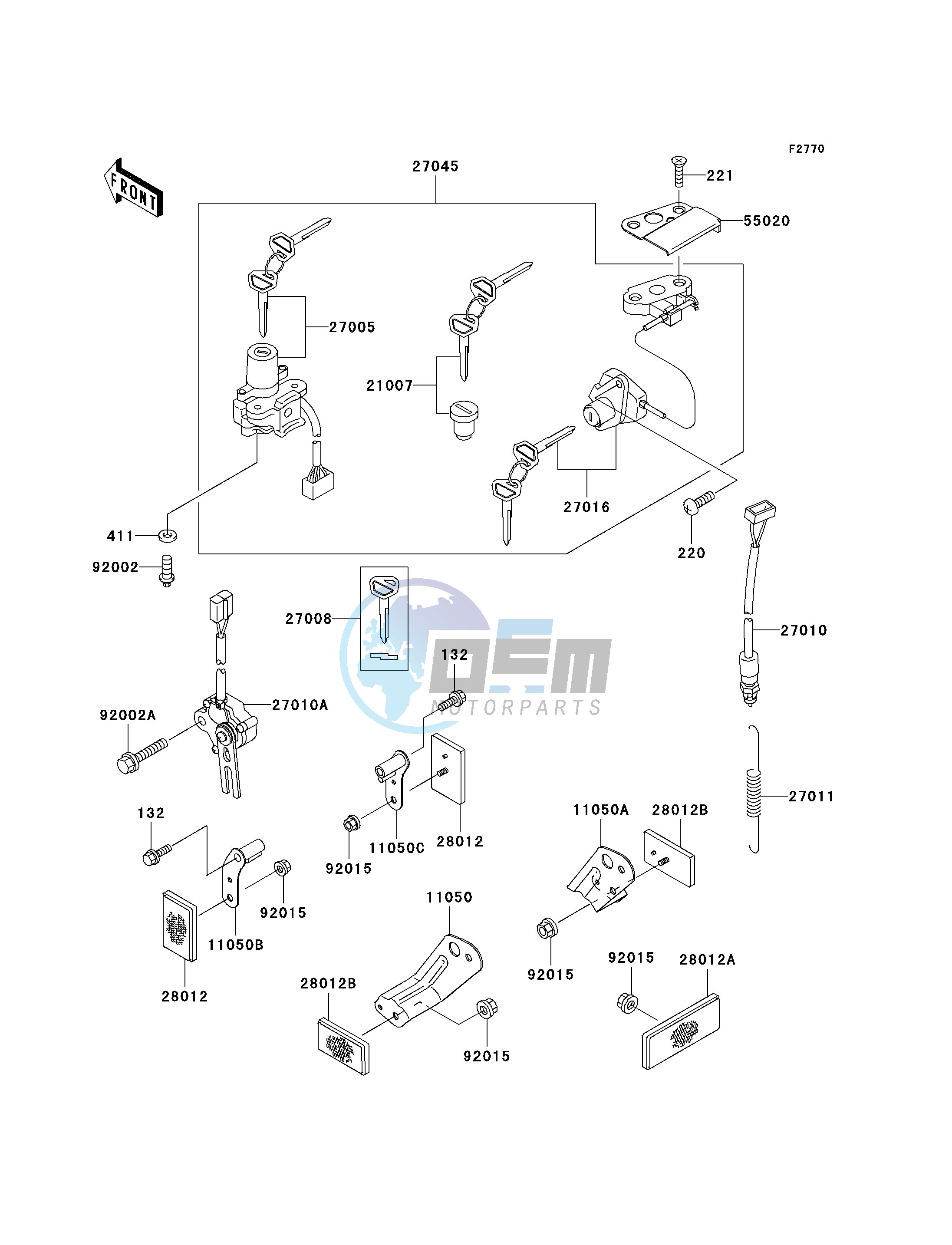 IGNITION SWITCH_LOCKS_REFLECTORS