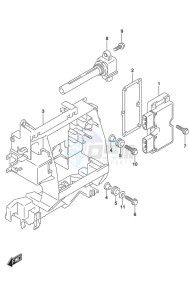 DF 175 drawing Rectifier/Ignition Coil (Model: TG/ZG)