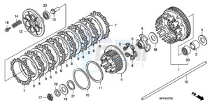 CB1300SA9 UK - (E / ABS BCT MKH MME TWO) drawing CLUTCH