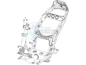 Fly 50 4t (NSE1000U03) drawing Frame bodywork