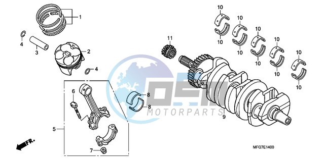 CRANKSHAFT/PISTON