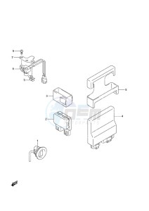 DF 140A drawing PTT Switch/Engine Control Unit