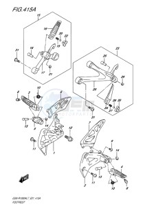 GSX-R1000 EU drawing FOOTREST