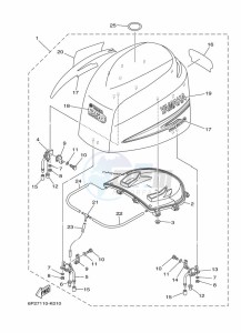 FL250BETX drawing FAIRING-UPPER