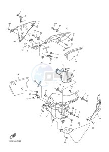 YZF-R1M 998 R5 (2KSF) drawing COWLING 3