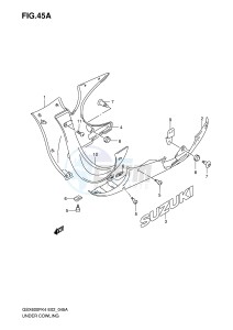 GSX600F (E2) Katana drawing UNDER COWLING (MODEL K6)