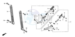 SH75 drawing REAR CUSHION