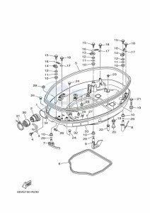 FL200FETX drawing BOTTOM-COVER-1