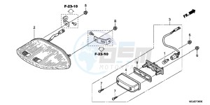 CBF1000FAC drawing TAILLIGHT