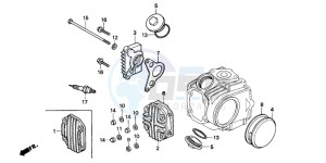 ST70 50 drawing CYLINDER HEAD COVER