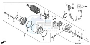 NSA700A9 France - (F / CMF MME) drawing STARTER MOTOR