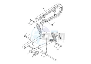 SR 125 drawing REAR ARM