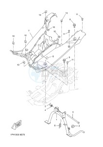 NS50 AEROX R (1PH7 1PH7 1PH7 1PH7) drawing STAND & FOOTREST