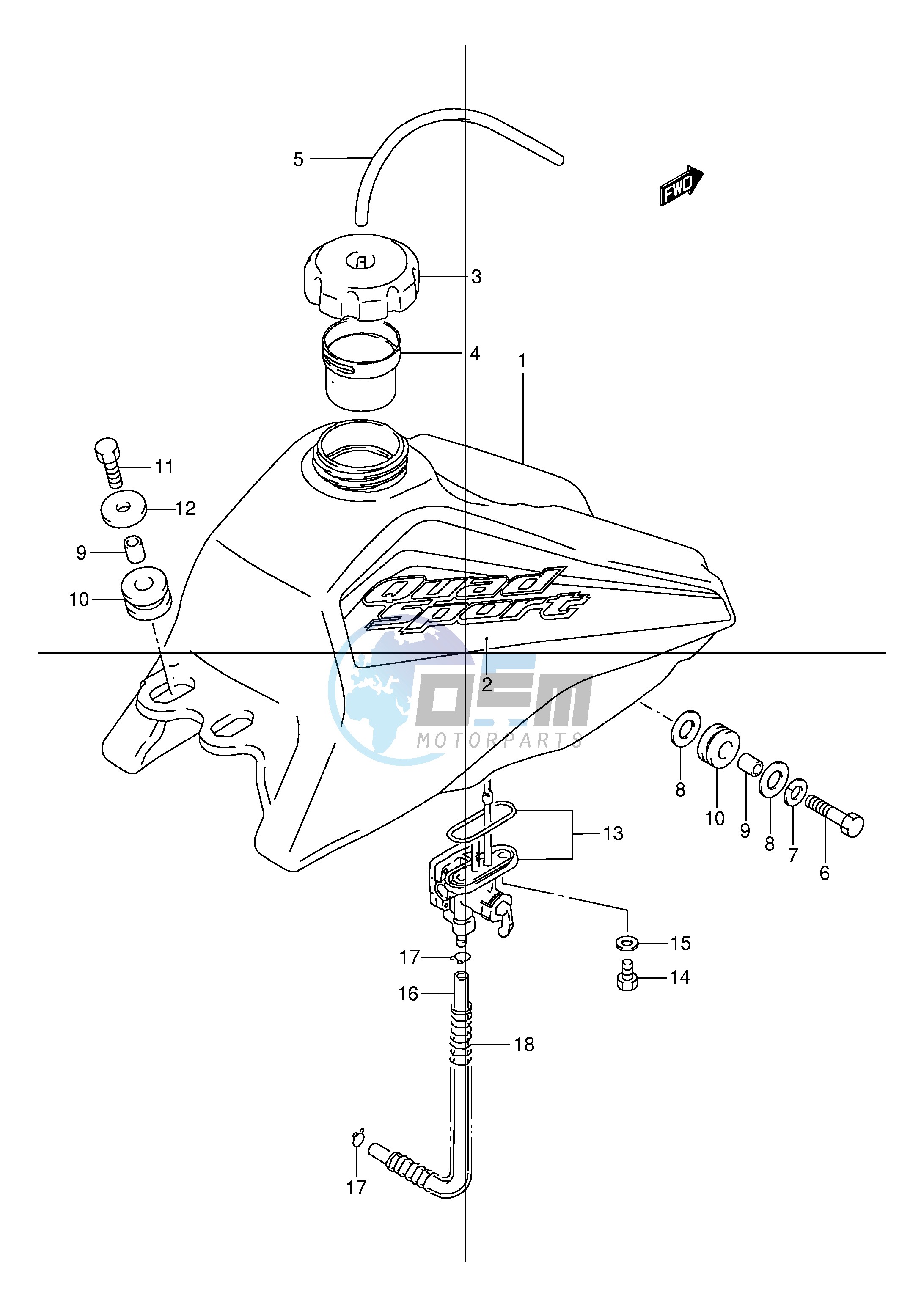 FUEL TANK (MODEL K1)