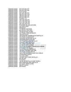 AN650 (E3-E28) Burgman drawing * COLOR CHART *