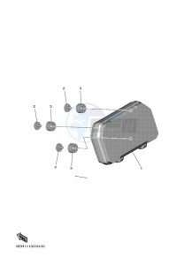 YZF690 YZF-R7 (BEBA) drawing METER