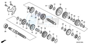 VT750C9 Ireland - (EK / MME) drawing TRANSMISSION