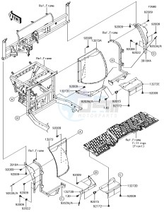 MULE PRO-DXT KAF1000BJF EU drawing Guard(s)