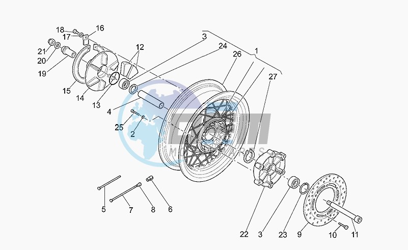 Rear wheel