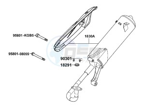 AGILITY 50 10 inch Netherlands drawing Stand and  Kick Starter Arm