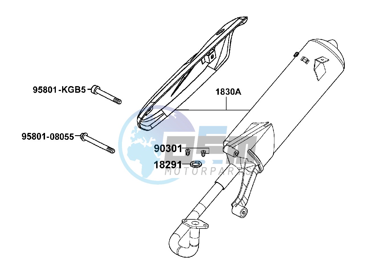 Stand and  Kick Starter Arm