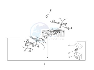 Liberty 125 4t e3 drawing Main cable harness