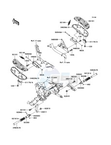 VN1600_CLASSIC VN1600-A3H GB XX (EU ME A(FRICA) drawing Footrests