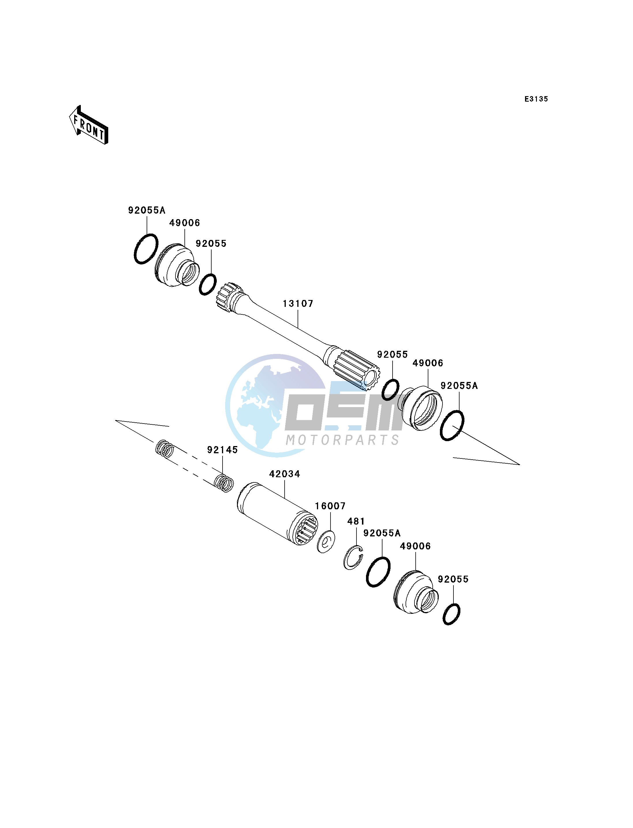 DRIVE SHAFT-PROPELLER