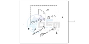 CB600FAB drawing GRIP HEATER ATT