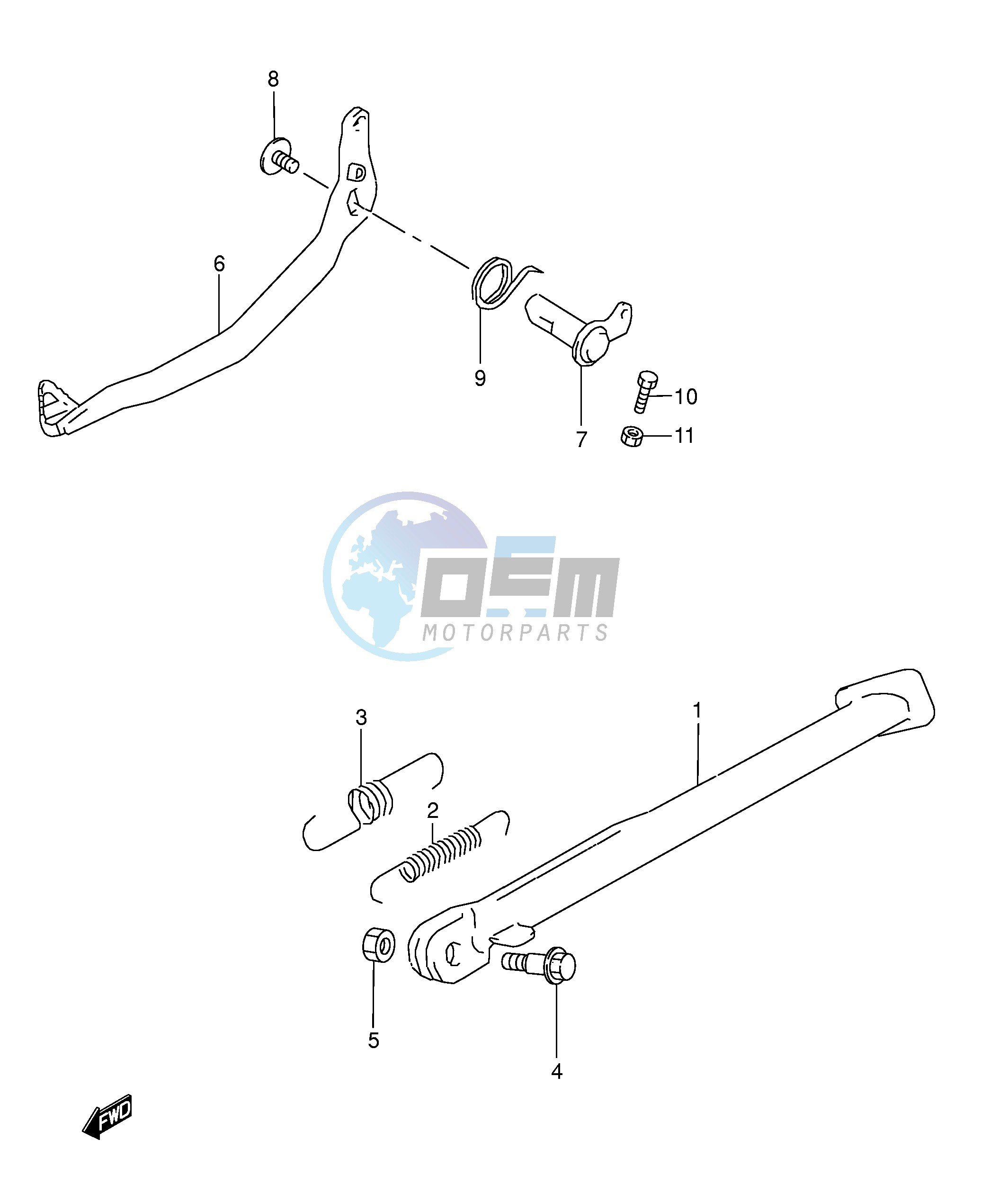 STAND - REAR BRAKE