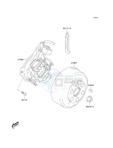 KLX 125 A (A1-A3) drawing GENERATOR