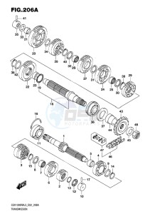 GSX-1300R ABS HAYABUSA EU drawing TRANSMISSION