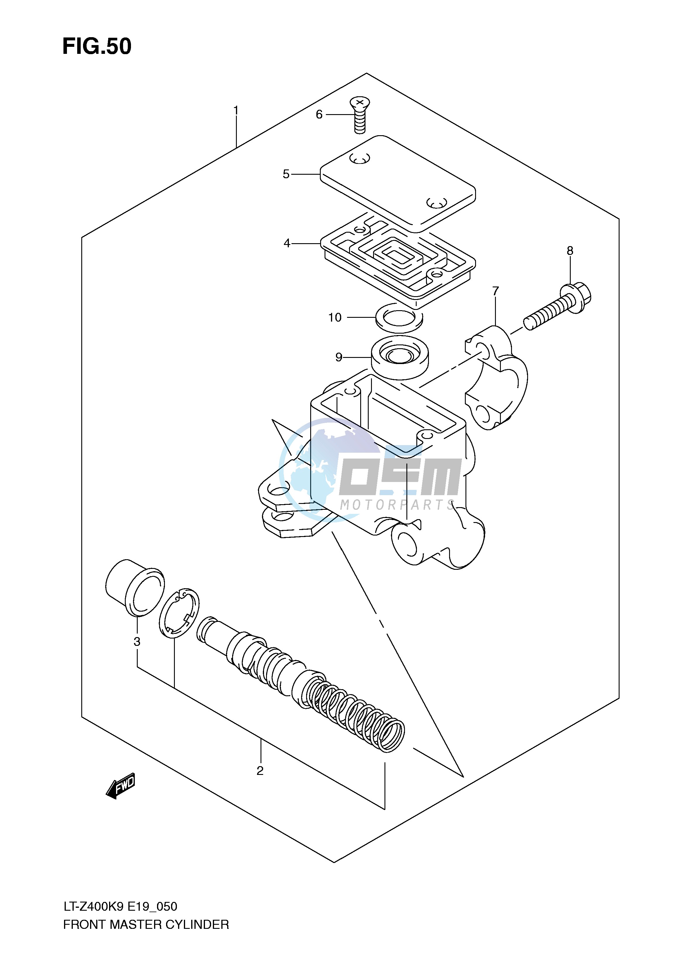 FRONT MASTER CYLINDER