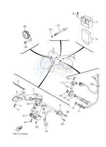 XT250 XT250D SEROW (1YB3) drawing ELECTRICAL 2