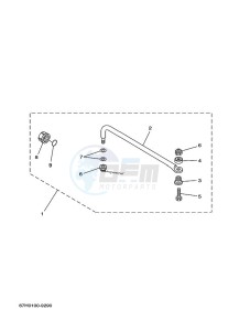 F250DETX drawing STEERING-ACCESSORY-1