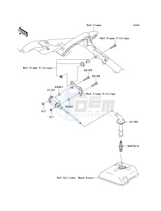 KSF 450 B [KFX450R MONSTER ENERGY] (B8F-B9FB) B9F drawing IGNITION SYSTEM